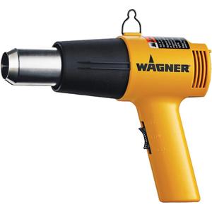 Wagner Spraytech 0503008 HT1000 Heat Gun, 2 Temp Settings 750F & 1000F, Great for Soften Paint, Caulking, Adhesive, Putty Removal, Shrink Wrap, Bend Plastic Pipes, Loosen Rusted Nuts Bolts, Yellow