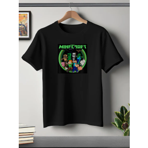 Black T-shirt Minecraft, Brand Gildan , Size 3T 