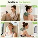 2026 Upgrade Edition 4D Neck and Shoulder Heat Massager, Wireless Portable Neck Massager, Relieves Muscle Pain, Simulates Deep Tissue Massage of Human Hand, Ideal Gift.Emerald Green
