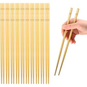9.5 Inch X 20 Pairs Chopsticks,Reusable,Simplea and Minimalistic Design,More Size Choices 7"/9.5"/12"