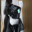 Womens Low Heel Mid-Calf Slouchy Suede Slip On Casual Boots with Side Zipper Size 8.5