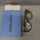 CLASAGA Progressive Multifocus Reading Glasses for Women Blue Light Blocking Spring Hinge Computer Multifocal Cat Eye Readers
