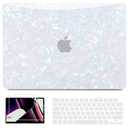 B BELK Compatible with MacBook Pro 14 inch Case 2026-2021 M5 M4 M3 M2 M1 A3426 A3427 A3434 A3112 A3185 A3401 A2918 A2992 A2779 A2442, Plastic Hard Shell+Keyboard Cover+Screen Protector, Shiny Pearl