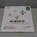 Art3d Peel and Stick Backsplash for Kitchen White Subway (10 Tiles, Thicker Design) (White With Black Grout)