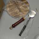 UMETRE Carbon Steel Wok Pan, 10.2" Woks & StirFry Pans with Wooden Lid Cookwares, Nonstick Wok Flat Bottom Small Handmade Chinese Wok For for All Stoves