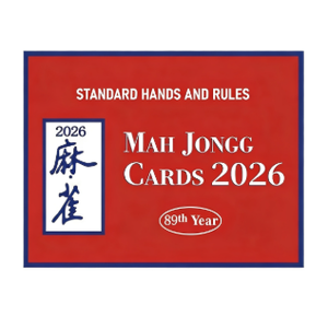 4Pcs Mahjong Card - 2026 Upgrade Large Print American Mahjong Cards Official Revision, Easy to Read Mahjong Card for Enthusiasts, Holiday Gatherings with Friends & Family