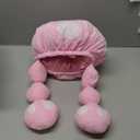 ComfyCamper Mushroom Hat Costume for Adults - Womens Mens Pink Red White Cosplay Halloween Costumes Boys Girls Women (One Size)