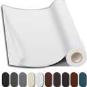 Leather Repair Patch, 35X79 Inch Repair Patch Self Adhesive Waterproof, DIY Large Vinyl Patches for Couches, Furniture, Kitchen Cabinets, Wall （White, 35X79 Inch）