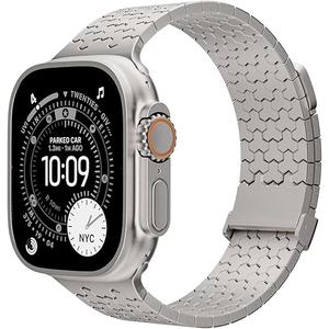 Y-Letter Magnetic Bands for Apple Watch Band 49mm 46mm 45mm 44mm 42mm, Stainless Steel Adjustable Metal Strap for Apple Watch Ultra 3 2 1 & iWatch Series 11/10/9/8/7/6/5/4/3/2/1/SE