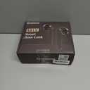 IRONZON Fingerprint Door Handle for Bedrooms - 191Y 4-in-1 Fingerprint Door Lock with Keypad and App Control, Smart Knob for Bedroom with Key, Keyless Entry Door Handle - Black