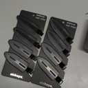No Crease Styling Clips, Big Size 3.1inch 8cm, Black,8-Count.