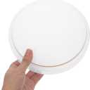 DOITOOL Ceiling Light Fixture - Ceiling Light Shade Cover 8 Inch Replacement Mushroom Glass Shade