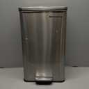 SONGMICS Kitchen Trash Can, 10.5 Gallon (40 L) Large Step Bin with Lid