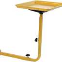 Salon Tray for Hair Stylist Steel Salon Tray Attached to Chair 360 Degree Rotating for Barber Chairs Hairdressing Tools Tattoo(Golden)