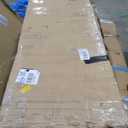 Walker Edison Genia Mid-Century Modern Solid Wood TV Stand for TVs up to 65 Inches 65 Inch Walnut