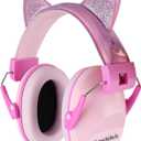 Noise Cancelling Headphones for Kids, Kids Ear Protection 28dB SNR Noise Reduction Ear Muffs for 3-12 Years Toddler/Children, Noise Cancelling Headphones Hearing Protection For Fireworks/Monster Truck (Pinl)