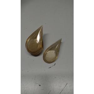 Tear Drop Mini Appetizer Plates Spoons Plastic Tasting Spoons, Dessert Bowls & Mini Dessert Containers Disposable Catering Supplies for Parties & Events