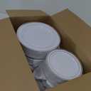 BESTSTAR 200PCS Silver Plastic Plates Set, 100 10.25 inch Dinner Plates and 100 7.5 inch Dessert Plates, Premium Disposable Plates for Party, Wedding