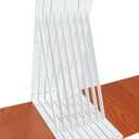8 Pack L22 x H 12" White Heavy Duty Shelf Brackets with Screws Metal Shelf Brackets Shelf Support Angle Brackets for Shelves L Brackets Heavy Duty Floating Shelf