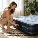 King air Mattress with Built-in Pump-18 Elevated,up to 1000 lbs