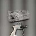 Tornado Dry Cleaning Gun with Brass Adjustable Air Flow Nozzle,Air Blower Gun Quickly Blasts Dirt and Dust from Surface Works with Air Compressor (Silver)