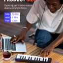 Donner Mini MIDI Keyboard, N-25 25 Key MIDI Controller for Beginner with Velocity-Sensitive Mini Keys&Light-up Rocker&Music Production Software, Small Controlador MIDI with 40 Teaching Courses