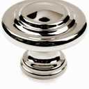 khtumeware 10 Pack 1-1/4 Inch(32mm) Polished Nickel Cabinet Knobs Dresser Knobs Round Drawer Knobs Kitchen Cabinet Hardware Zinc Knobs for Dresser Drawers