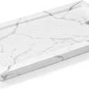 KPUY Shower Base, 60'' L X 30'' W Shower Pan with Reversible Installation Drain, Slip Resistant Design & NonIntegrated Flange, Carrara White