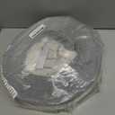 Chain Link Fence Privacy Strip, 246 ft. Fence Privacy Strip, (Includes 200 Clasps + One Hole Punch) White Suitable for Decks, patios,grates, Wire mesh and More.