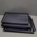 4PCS Menu Covers 8.5 x 11inch - 4-Page 8-View Transparent Restaurant Menu Covers with Clear Protective Film Menu Holders for A4 Size Paper