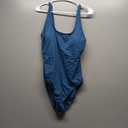 Dark Blue Two Pieces, Skirt Swimsuit Set (L)