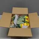 BLOSMON Sunflower Artificial Flowers Ball - 2 Pcs Fake Sunflower Flowers CenterPieces Decoration for Wedding Table Silk Kissing Floral Arrangements for Home Party Event DIY Decor