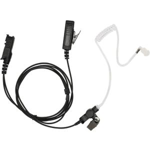 XPR 3500e XPR3300 Two-Wire Earpiece Surveillance Kit Compatible with Motorola Radio XPR3300 XPR3500 XPR3300e Walkie Talkie with PTT Mic Tansparent Acoustic Tube Headset