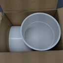 6 Inch 90 Degree Elbow 2 Way Right Angle PVC Pipe Fitting, Furniture Build Grade SCH40 (Socket x Socket) 6" PVC Fitting Connectors for DIY Shelf Garden Support Structure