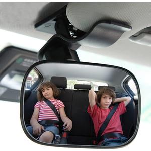 Automotive Interior Rearview Baby Mirror right Wide Angle Convex Mirror for Infant Toddler Child Children Backseat Adjustable Rearview, Standard