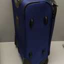 SWISSGEAR Sion Softside Expandable Spinner Luggage Durable Lightweight Travel Suitcase, Blue, Carry-On 21-Inch