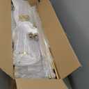 4Sets Floor Candelabra Tall 7 Arm Centerpieces for Wedding, 48" Tall Metal Candlestick Holders with Acrylic Lampshade for Home Party Decor Fit LED Taper Candles candelabros para centros de mesa