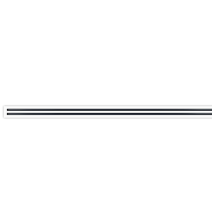 72" 2 SLOT LINEAR SLOT DIFFUSER 3/4" MODERN AC VENT COVER
