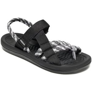 MEGNYA Hiking Sandals for Womens, Comfortable Walking Flip Flop Sandals with Arch Support, Athletic Sandals with Hook and Loop Straps for Beach Vacation Adventure size 39