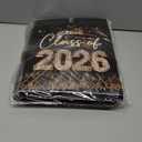 ZUZIMIRA Glitter Black and Gold Graduation Card Box for Class of 2026, Congrats Grad Card Box for Graduation Party Supplies Party Favors - Pack of 6