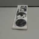 6pcs Black Candlestick Holders Metal Candle Holders for Candlesticks Tall Taper Candle Holders for Home Deco, Wedding,Dinner,Halloween Party, Fits 3/4 inch Thick Candle&Led Candles (Black)