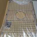 Serene Valley Sink Bottom Grid 24-9/16" X 14-7/16", Centered Drain with Corner Radius 3/8", Sink Protector NDG2515C, Medium
