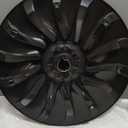 Tesla Model Y Wheel Covers 2020–2024, Full Fit Hubcaps with Left-Right Aero Symmetry, Matte Black ABS+PC, Reduced Wind Drag, Snap-On Install, Includes Tire Repair Kit (19 Inch 14-Spoke)