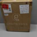 Giraffe Tools Pressure Washer Hose Reel 65ft, Retractable Power Washer Hose Reel, Heavy Duty, Wall/Floor Mounted, 3200 PSI, Silver