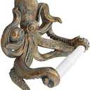 Old River Outdoors Decorative Swimming Octopus Toilet Paper Holder Bronze Finish