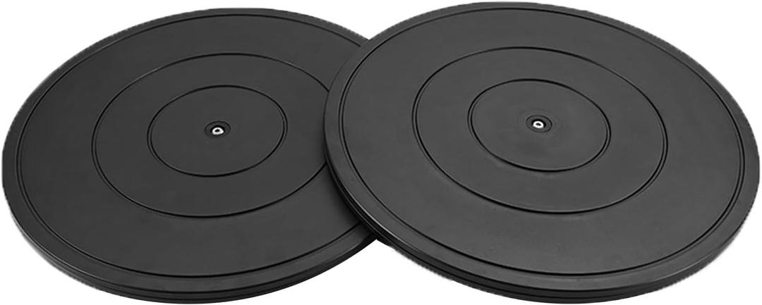 Heavy Duty Rotating Swivel Stand Turntable 2 Pack with Steel Ball Bearings, Lazy Susan Turntable 360 Round Swivel Turntable for Flat Panel Monitors, TV's, Potted Plants(400mm/16in)