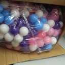 MW SPORTS Play Balls for Ball Pit, Plastic Crush Proof, Phthalate & BPA Free, Pastel Colors. (1000 Balls)
