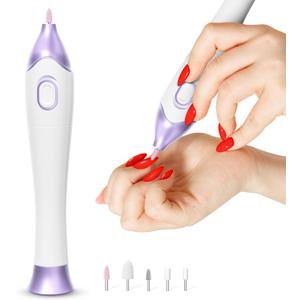 Cordless Electric Nail Drill, Professional Nail File Dremel Tool, Efile Drill Machine, Acrylic Tool Kit, Portable Grinder, Gel Polish Shaper, Compact Uas Filing Device Salon-Style Results Anywhere