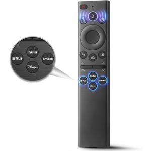 Voice Remote for Samsung-TV-Remote Replacement, Universal for 2019-2024 Samsung Smart TV Remote Control with Voice ControlNo Solarcell
