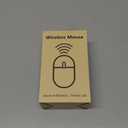 HZD LED Wireless Mouse, Slim Silent Rechargeable Mouse for Laptop, 2.4G Portable USB Optical Mouse with Type C Adapter, 3 Adjustable DPI Levels 1600/1200/800 for Tablet/Computer Sliver